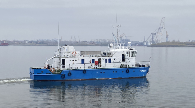 Relief surveying vessel joins the fleet of the Astrakhan Branch