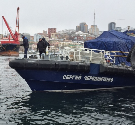 Фото рабочий катер Сергей Чередниченко