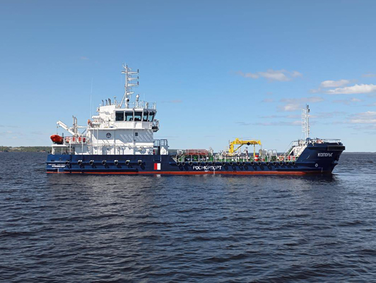 Koporye and Koppi bilge water removing ships join the environmental fleet of FSUE “Rosmorport”