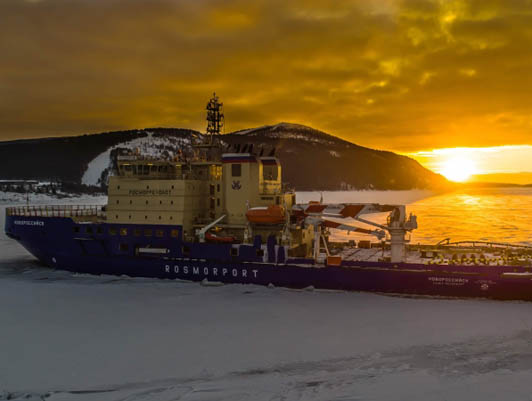 Icebreaking fleet of the FSUE “Rosmorport” will be close to 40 vessels this year, it is the largest icebreaker group in the world