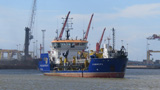 Dredging operations start in the seaport of Ust Luga
