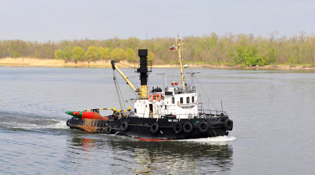 Boatage motor boat MZ-303 joined the fleet of the Azovo-Chernomorsky basin branch