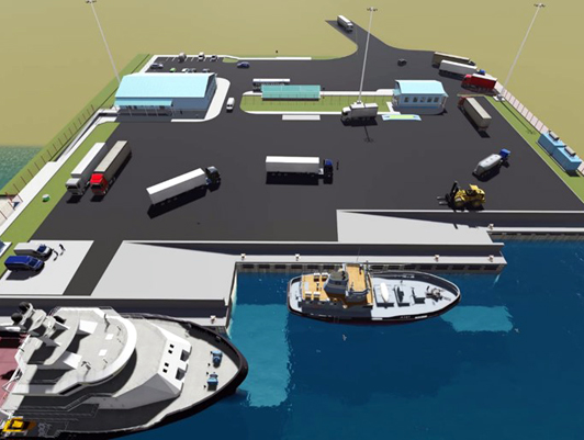 FSUE “Rosmorport” starts building a ferry passenger terminal on the left bank of Anadyr liman in the settlement of Ugolnye Kopi