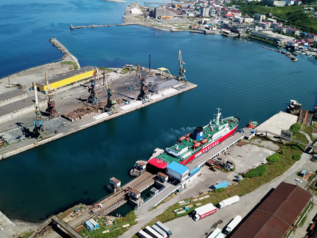 FSUE “Rosmorport” conducts repair recovery works on Sakhalin – Mainland ferry service crossing