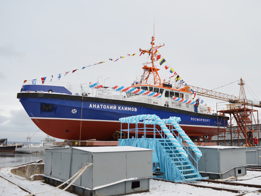 Unique vessel launched at the Onego Shipyard