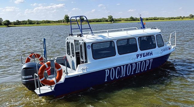 Rubin motor boat joins the fleet of the Astrakhan Branch