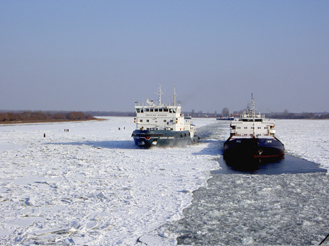 Information on FSUE “Rosmorport” icebreaker support in Russian seaports as of April 19, 2018