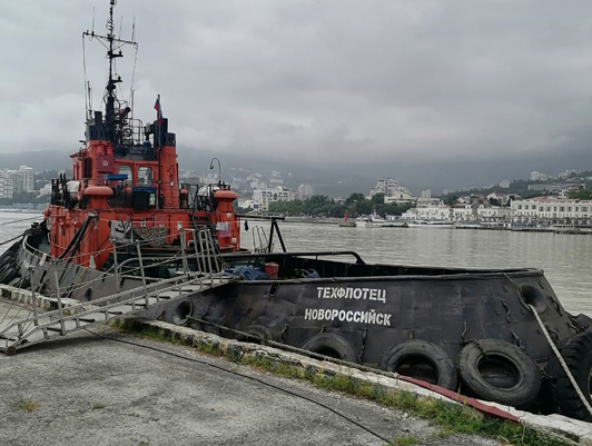 FSUE "Rosmorport" helps eliminate the aftermath of the cyclone in Yalta