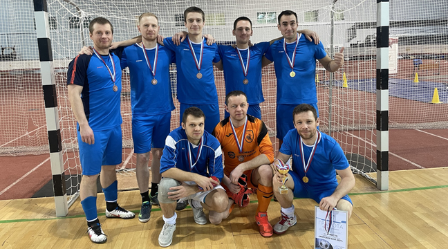 Murmansk branch team takes part in the Sea Battle 2021 futsal tournament 