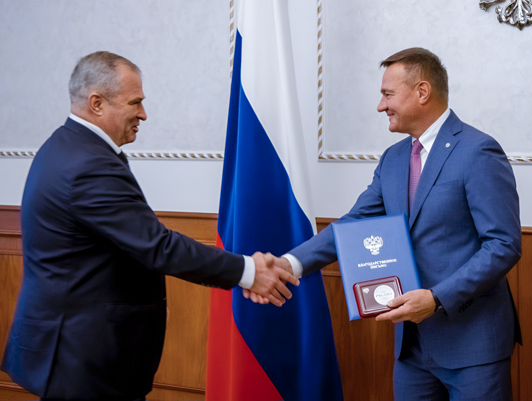 Head of the Ministry of Transport of Russia awards FSUE "Rosmorport" for its contribution to the work of the Russia Expo international exhibition and forum