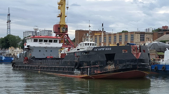 The Azov Basin Branch acquires a self-propelled hopper barge Taganrogskaya