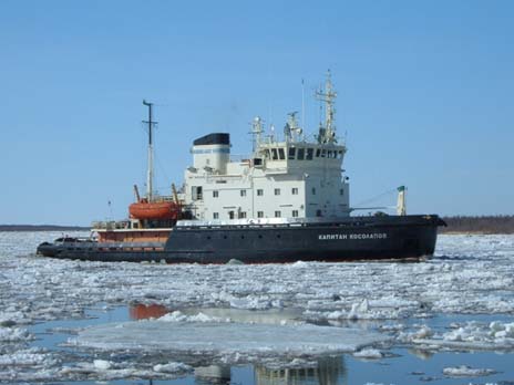 Information on FSUE “Rosmorport” icebreaker support in Russian seaports as of May 11, 2018