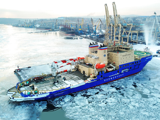 Information on FSUE “Rosmorport” icebreaker support during winter navigation in Russian seaports as of January 13, 2020