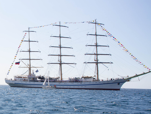 The yacht regatta "Khersones Sailing Ship Cup" took place in Crimea
