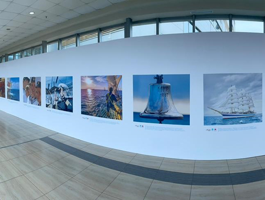 A photo exhibition dedicated to the circumnavigation of the Mir sailing boat opens at the Eastern Economic Forum