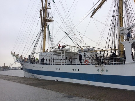 Mir Sailing Ship Arrives in Germany
