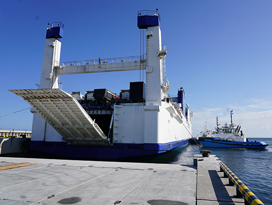 The first start-up complex of the international sea terminal in Pionersky put into operation