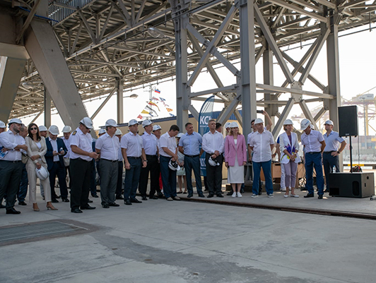 FSUE "Rosmorport" representatives take part in the opening of a deep-water pier in the seaport of Novorossiysk