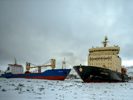 Kapitan Dranitsyn Icebreaker Starts Operations in the Port of Pevek