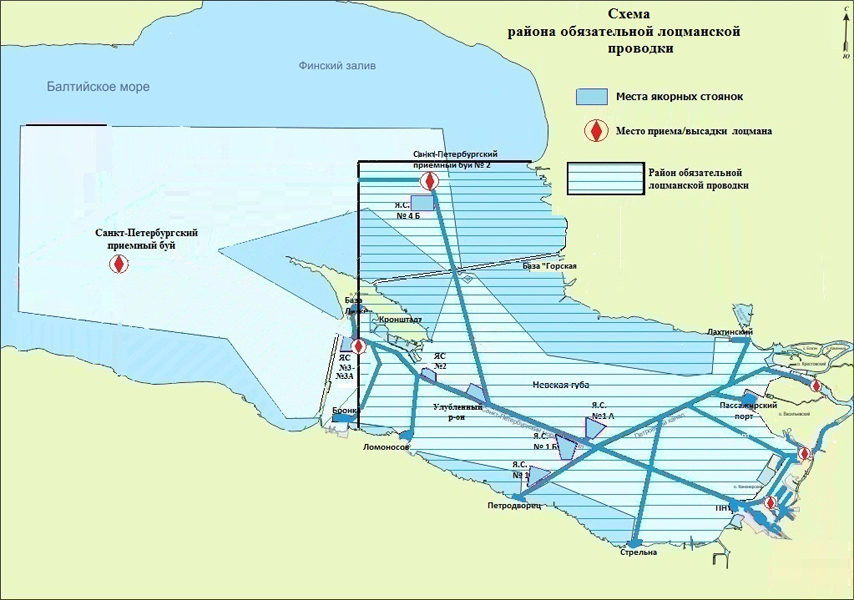 Scheme of compulsory pilotage area Scheme of compulsory pilotage area