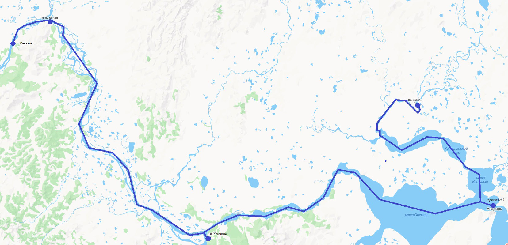 Intraregional routes (by river) Intraregional routes (by river)