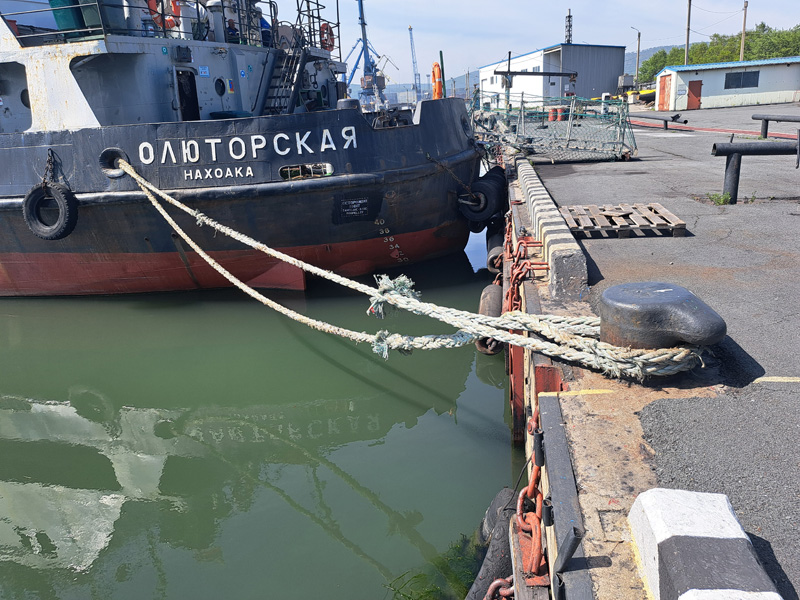 Berth No. 29 in the seaport of Vostochny Berth No. 29 in the seaport of Vostochny