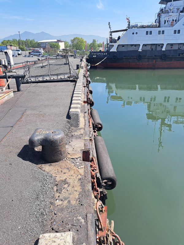 Berth No. 29 in the seaport of Vostochny Berth No. 29 in the seaport of Vostochny